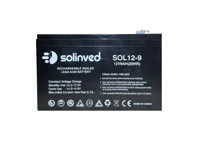 12V 9AH Ups Ve Alarm Aküsü